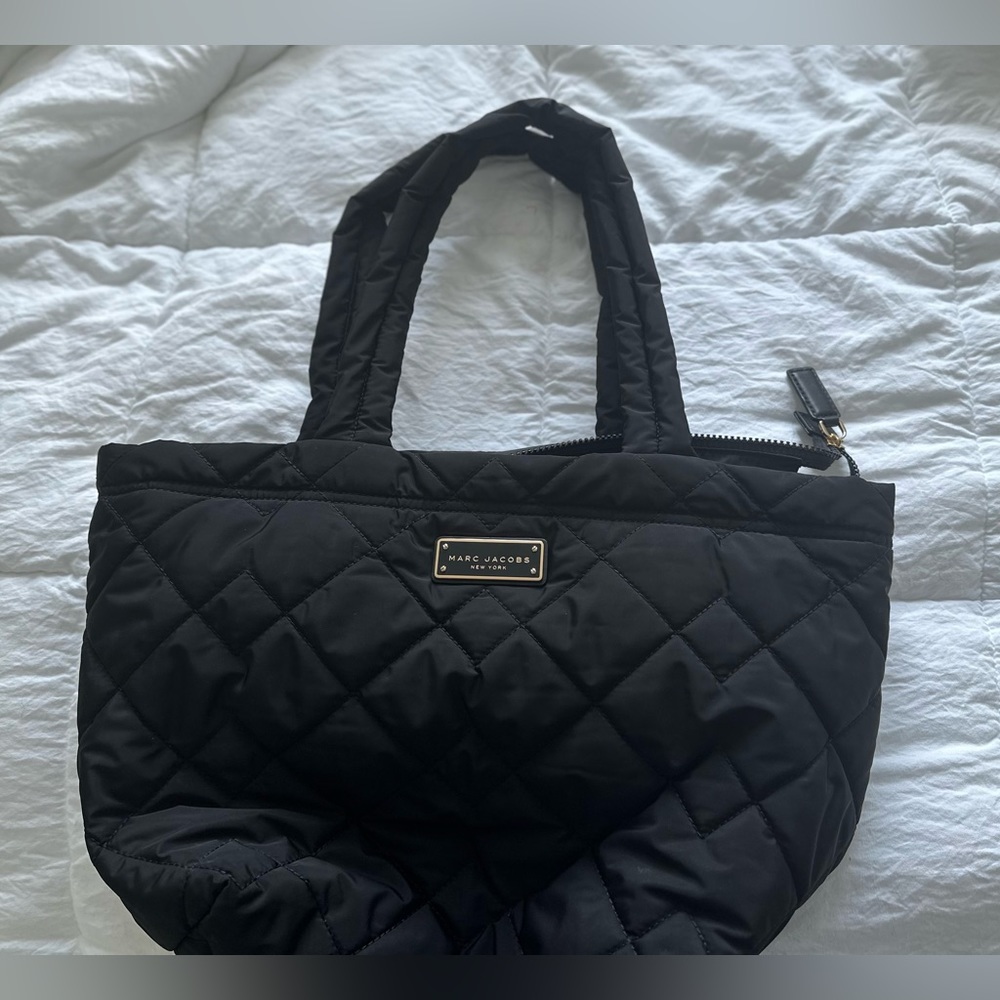 Marc Jacobs Black Quilted Tote Bag